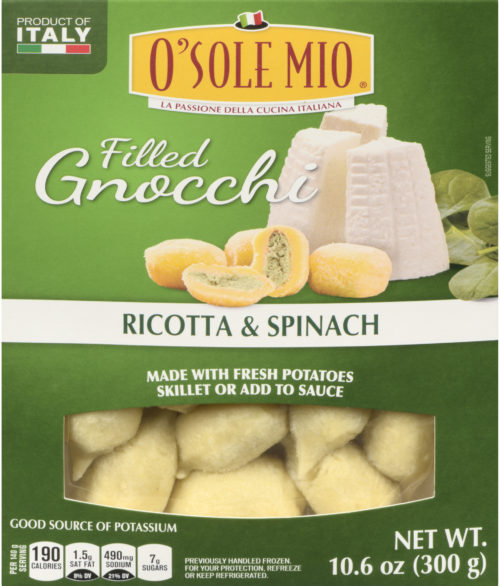 FILLED GNOCCHI  Ricotta & Spinach