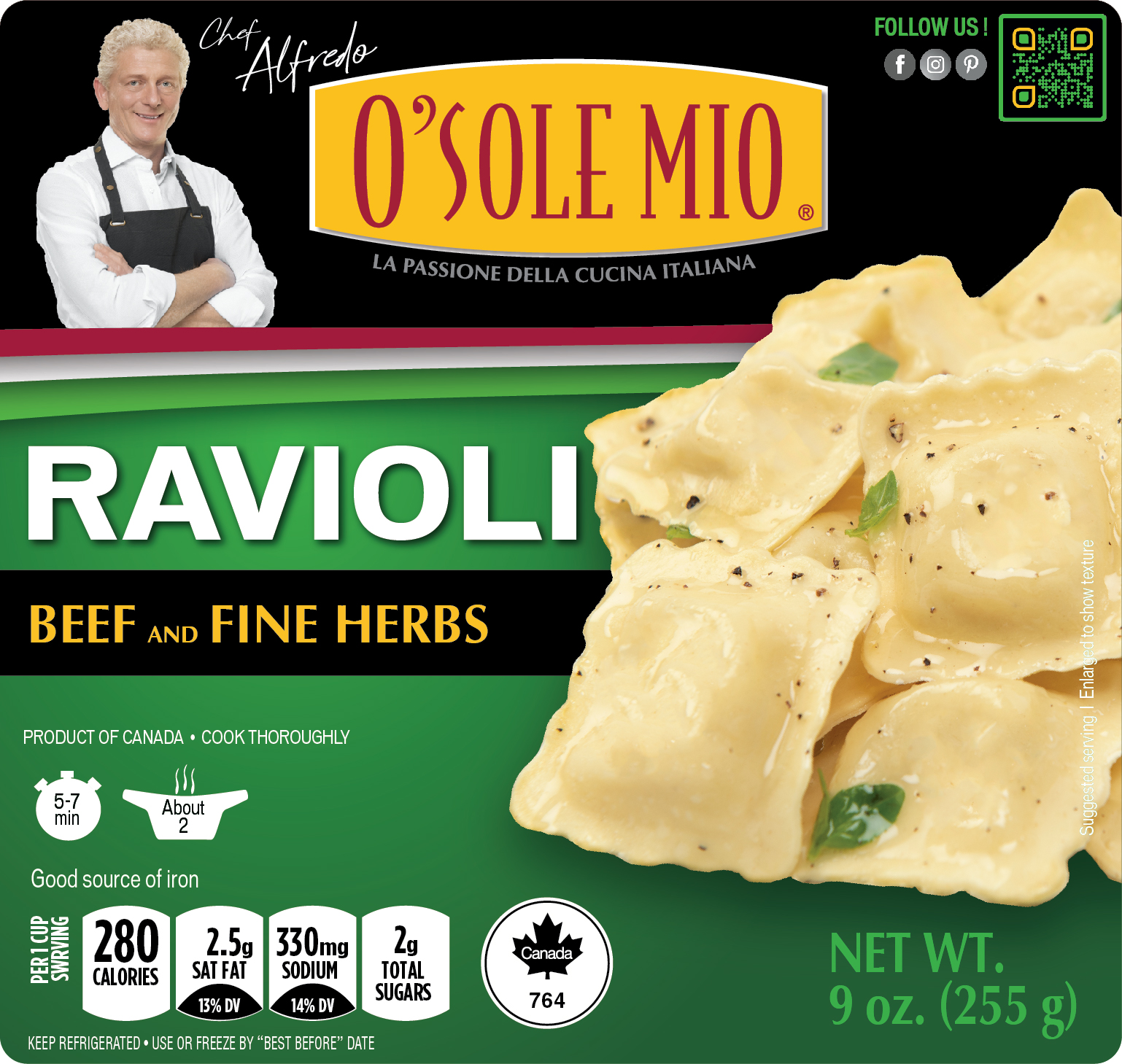 11151_Etq_Front_RAVIOLI BEEF AND FINE HERBS_V2