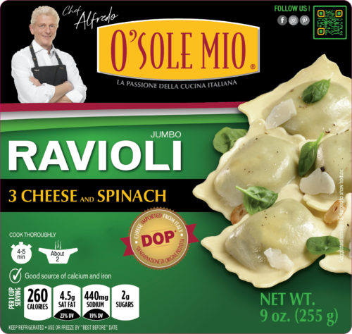 JUMBO RAVIOLI   Cheese & Spinach